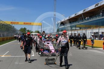 World © Octane Photographic Ltd. Formula 1 – Canadian GP. Grid. SportPesa Racing Point RP19 – Lance Stroll. Circuit de Gilles Villeneuve, Montreal, Canada. Sunday 9th June 2019.