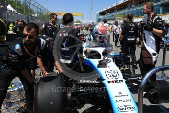 World © Octane Photographic Ltd. Formula 1 – Canadian GP. Grid. ROKiT Williams Racing FW 42 – George Russell. Circuit de Gilles Villeneuve, Montreal, Canada. Sunday 9th June 2019.