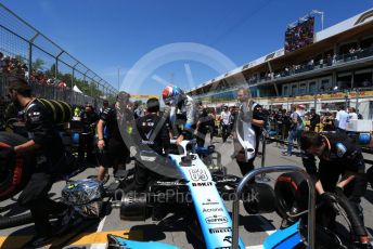 World © Octane Photographic Ltd. Formula 1 – Canadian GP. Grid. ROKiT Williams Racing FW 42 – George Russell. Circuit de Gilles Villeneuve, Montreal, Canada. Sunday 9th June 2019.