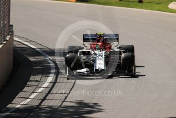 World © Octane Photographic Ltd. Formula 1 – Canadian GP. Practice 1. Alfa Romeo Racing C38 – Antonio Giovinazzi. Circuit de Gilles Villeneuve, Montreal, Canada. Friday 7th June 2019.