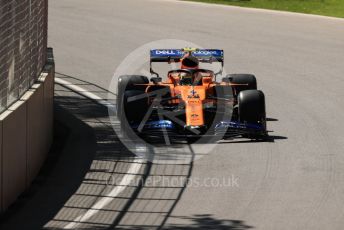 World © Octane Photographic Ltd. Formula 1 – Canadian GP. Practice 1. McLaren MCL34 – Lando Norris. Circuit de Gilles Villeneuve, Montreal, Canada. Friday 7th June 2019.