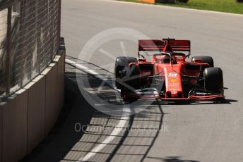 World © Octane Photographic Ltd. Formula 1 – Canadian GP. Practice 1. Scuderia Ferrari SF90 – Sebastian Vettel. Circuit de Gilles Villeneuve, Montreal, Canada. Friday 7th June 2019.