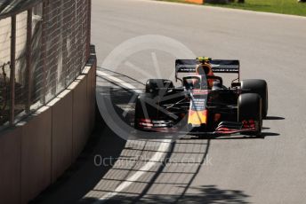 World © Octane Photographic Ltd. Formula 1 – Canadian GP. Practice 1. Aston Martin Red Bull Racing RB15 – Pierre Gasly. Circuit de Gilles Villeneuve, Montreal, Canada. Friday 7th June 2019.