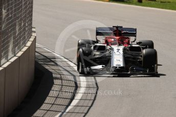 World © Octane Photographic Ltd. Formula 1 – Canadian GP. Practice 1. Alfa Romeo Racing C38 – Kimi Raikkonen. Circuit de Gilles Villeneuve, Montreal, Canada. Friday 7th June 2019.