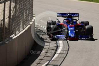 World © Octane Photographic Ltd. Formula 1 – Canadian GP. Practice 1. Scuderia Toro Rosso STR14 – Daniil Kvyat. Circuit de Gilles Villeneuve, Montreal, Canada. Friday 7th June 2019.