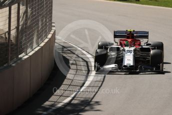 World © Octane Photographic Ltd. Formula 1 – Canadian GP. Practice 1. Alfa Romeo Racing C38 – Antonio Giovinazzi. Circuit de Gilles Villeneuve, Montreal, Canada. Friday 7th June 2019.