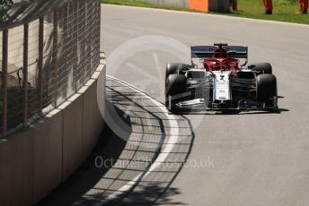 World © Octane Photographic Ltd. Formula 1 – Canadian GP. Practice 1. Alfa Romeo Racing C38 – Kimi Raikkonen. Circuit de Gilles Villeneuve, Montreal, Canada. Friday 7th June 2019.