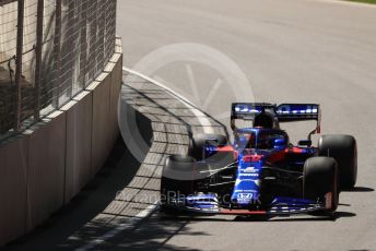 World © Octane Photographic Ltd. Formula 1 – Canadian GP. Practice 1. Scuderia Toro Rosso STR14 – Daniil Kvyat. Circuit de Gilles Villeneuve, Montreal, Canada. Friday 7th June 2019.