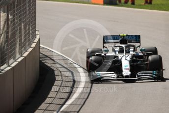 World © Octane Photographic Ltd. Formula 1 – Canadian GP. Practice 1. Mercedes AMG Petronas Motorsport AMG F1 W10 EQ Power+ - Valtteri Bottas. Circuit de Gilles Villeneuve, Montreal, Canada. Friday 7th June 2019.