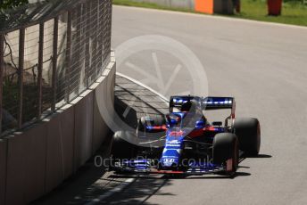 World © Octane Photographic Ltd. Formula 1 – Canadian GP. Practice 1. Scuderia Toro Rosso STR14 – Daniil Kvyat. Circuit de Gilles Villeneuve, Montreal, Canada. Friday 7th June 2019.