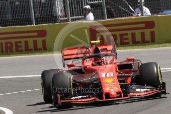 World © Octane Photographic Ltd. Formula 1 – Canadian GP. Practice 1. Scuderia Ferrari SF90 – Charles Leclerc. Circuit de Gilles Villeneuve, Montreal, Canada. Friday 7th June 2019.