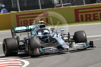 World © Octane Photographic Ltd. Formula 1 – Canadian GP. Practice 1. Mercedes AMG Petronas Motorsport AMG F1 W10 EQ Power+ - Valtteri Bottas. Circuit de Gilles Villeneuve, Montreal, Canada. Friday 7th June 2019.