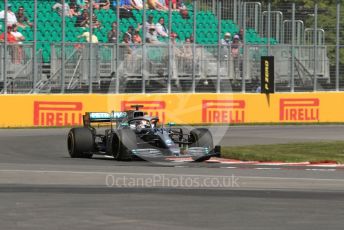 World © Octane Photographic Ltd. Formula 1 – Canadian GP. Practice 1. Mercedes AMG Petronas Motorsport AMG F1 W10 EQ Power+ - Lewis Hamilton. Circuit de Gilles Villeneuve, Montreal, Canada. Friday 7th June 2019.