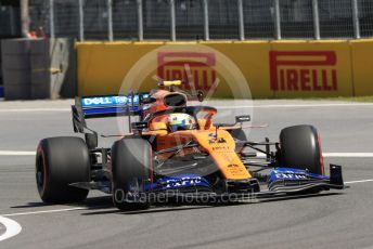 World © Octane Photographic Ltd. Formula 1 – Canadian GP. Practice 1. McLaren MCL34 – Lando Norris. Circuit de Gilles Villeneuve, Montreal, Canada. Friday 7th June 2019.