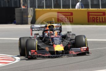 World © Octane Photographic Ltd. Formula 1 – Canadian GP. Practice 1. Aston Martin Red Bull Racing RB15 – Max Verstappen. Circuit de Gilles Villeneuve, Montreal, Canada. Friday 7th June 2019.