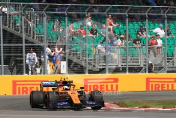 World © Octane Photographic Ltd. Formula 1 – Canadian GP. Practice 1. McLaren MCL34 – Lando Norris. Circuit de Gilles Villeneuve, Montreal, Canada. Friday 7th June 2019.