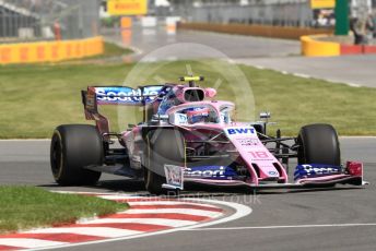 World © Octane Photographic Ltd. Formula 1 – Canadian GP. Practice 1. SportPesa Racing Point RP19 – Lance Stroll. Circuit de Gilles Villeneuve, Montreal, Canada. Friday 7th June 2019.