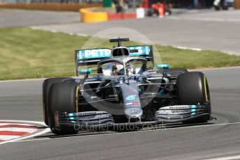 World © Octane Photographic Ltd. Formula 1 – Canadian GP. Practice 1. Mercedes AMG Petronas Motorsport AMG F1 W10 EQ Power+ - Lewis Hamilton. Circuit de Gilles Villeneuve, Montreal, Canada. Friday 7th June 2019.