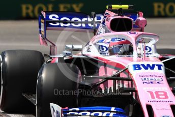 World © Octane Photographic Ltd. Formula 1 – Canadian GP. Practice 2. SportPesa Racing Point RP19 – Lance Stroll. Circuit de Gilles Villeneuve, Montreal, Canada. Friday 7th June 2019.