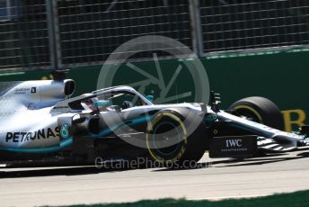 World © Octane Photographic Ltd. Formula 1 – Canadian GP. Practice 2. Mercedes AMG Petronas Motorsport AMG F1 W10 EQ Power+ - Lewis Hamilton. Circuit de Gilles Villeneuve, Montreal, Canada. Friday 7th June 2019.