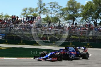 World © Octane Photographic Ltd. Formula 1 – Canadian GP. Practice 2. Scuderia Toro Rosso STR14 – Alexander Albon. Circuit de Gilles Villeneuve, Montreal, Canada. Friday 7th June 2019.