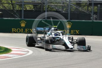 World © Octane Photographic Ltd. Formula 1 – Canadian GP. Practice 2. Mercedes AMG Petronas Motorsport AMG F1 W10 EQ Power+ - Valtteri Bottas. Circuit de Gilles Villeneuve, Montreal, Canada. Friday 7th June 2019.