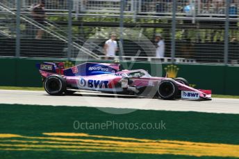 World © Octane Photographic Ltd. Formula 1 – Canadian GP. Practice 2. SportPesa Racing Point RP19 – Lance Stroll. Circuit de Gilles Villeneuve, Montreal, Canada. Friday 7th June 2019.
