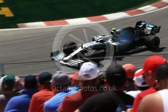 World © Octane Photographic Ltd. Formula 1 – Canadian GP. Practice 2. Mercedes AMG Petronas Motorsport AMG F1 W10 EQ Power+ - Valtteri Bottas. Circuit de Gilles Villeneuve, Montreal, Canada. Friday 7th June 2019.