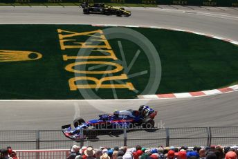 World © Octane Photographic Ltd. Formula 1 – Canadian GP. Practice 2. Scuderia Toro Rosso STR14 – Alexander Albon. Circuit de Gilles Villeneuve, Montreal, Canada. Friday 7th June 2019.