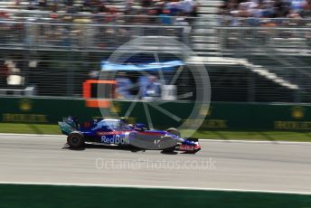 World © Octane Photographic Ltd. Formula 1 – Canadian GP. Practice 2. Scuderia Toro Rosso STR14 – Alexander Albon. Circuit de Gilles Villeneuve, Montreal, Canada. Friday 7th June 2019.