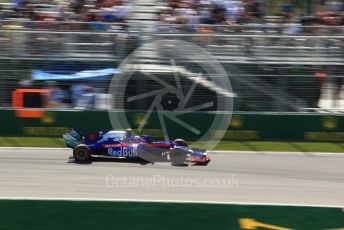 World © Octane Photographic Ltd. Formula 1 – Canadian GP. Practice 2. Scuderia Toro Rosso STR14 – Alexander Albon. Circuit de Gilles Villeneuve, Montreal, Canada. Friday 7th June 2019.
