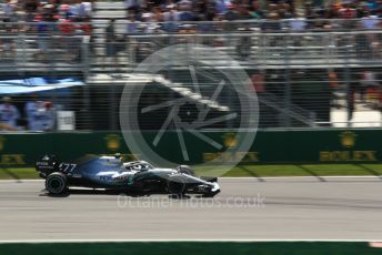 World © Octane Photographic Ltd. Formula 1 – Canadian GP. Practice 2. Mercedes AMG Petronas Motorsport AMG F1 W10 EQ Power+ - Valtteri Bottas. Circuit de Gilles Villeneuve, Montreal, Canada. Friday 7th June 2019.