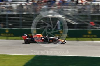 World © Octane Photographic Ltd. Formula 1 – Canadian GP. Practice 2. Aston Martin Red Bull Racing RB15 – Pierre Gasly. Circuit de Gilles Villeneuve, Montreal, Canada. Friday 7th June 2019.