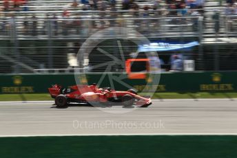 World © Octane Photographic Ltd. Formula 1 – Canadian GP. Practice 2. Scuderia Ferrari SF90 – Sebastian Vettel. Circuit de Gilles Villeneuve, Montreal, Canada. Friday 7th June 2019.