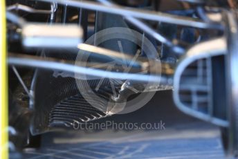 World © Octane Photographic Ltd. Formula 1 – Canadian GP. Practice 3. Renault Sport F1 Team RS19 brakes. Circuit de Gilles Villeneuve, Montreal, Canada. Saturday 8th June 2019.
