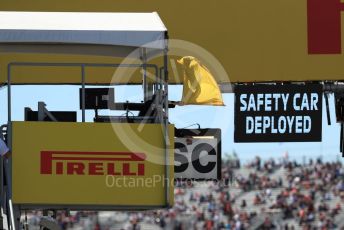 World © Octane Photographic Ltd. Formula 1 - Canadian GP. Practice 3. Safety Car deployed sign. Circuit de Gilles Villeneuve, Montreal, Canada. Saturday 8th June 2019.