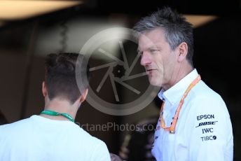 World © Octane Photographic Ltd. Formula 1 - Canadian GP. Practice 3. James Allison - Technical Director of Mercedes - AMG Petronas Motorsport. Circuit de Gilles Villeneuve, Montreal, Canada. Saturday 8th June 2019.