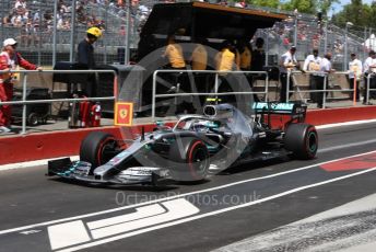 World © Octane Photographic Ltd. Formula 1 – Canadian GP. Practice 3. Mercedes AMG Petronas Motorsport AMG F1 W10 EQ Power+ - Valtteri Bottas. Circuit de Gilles Villeneuve, Montreal, Canada. Saturday 8th June 2019.
