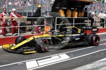 World © Octane Photographic Ltd. Formula 1 – Canadian GP. Practice 3. Renault Sport F1 Team RS19 – Daniel Ricciardo. Circuit de Gilles Villeneuve, Montreal, Canada. Saturday 8th June 2019.