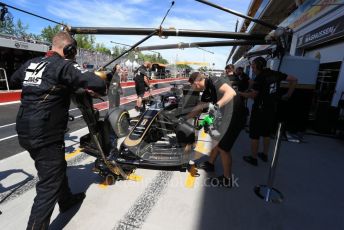 World © Octane Photographic Ltd. Formula 1 – Canadian GP. Practice 3. Rich Energy Haas F1 Team VF19 – Romain Grosjean. Circuit de Gilles Villeneuve, Montreal, Canada. Saturday 8th June 2019.