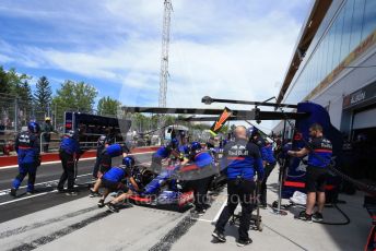 World © Octane Photographic Ltd. Formula 1 – Canadian GP. Practice 3. Scuderia Toro Rosso STR14 – Daniil Kvyat. Circuit de Gilles Villeneuve, Montreal, Canada. Saturday 8th June 2019.