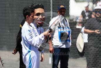 World © Octane Photographic Ltd. Formula 1 – Canadian GP. Qualifying. Mercedes AMG Petronas Motorsport AMG F1 W10 EQ Power+ - Lewis Hamilton mannequin. Circuit de Gilles Villeneuve, Montreal, Canada. Saturday 8th June 2019.