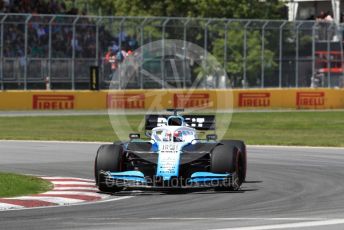 World © Octane Photographic Ltd. Formula 1 – Canadian GP. Qualifying. ROKiT Williams Racing FW 42 – George Russell. Circuit de Gilles Villeneuve, Montreal, Canada. Saturday 8th June 2019.