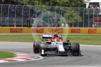 World © Octane Photographic Ltd. Formula 1 – Canadian GP. Qualifying. Alfa Romeo Racing C38 – Antonio Giovinazzi. Circuit de Gilles Villeneuve, Montreal, Canada. Saturday 8th June 2019.