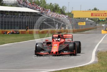 World © Octane Photographic Ltd. Formula 1 – Canadian GP. Qualifying. Scuderia Ferrari SF90 – Sebastian Vettel. Circuit de Gilles Villeneuve, Montreal, Canada. Saturday 8th June 2019.
