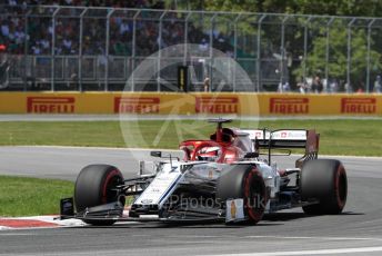 World © Octane Photographic Ltd. Formula 1 – Canadian GP. Qualifying. Alfa Romeo Racing C38 – Kimi Raikkonen. Circuit de Gilles Villeneuve, Montreal, Canada. Saturday 8th June 2019.