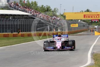 World © Octane Photographic Ltd. Formula 1 – Canadian GP. Qualifying. SportPesa Racing Point RP19 – Lance Stroll. Circuit de Gilles Villeneuve, Montreal, Canada. Saturday 8th June 2019.