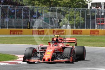 World © Octane Photographic Ltd. Formula 1 – Canadian GP. Qualifying. Scuderia Ferrari SF90 – Charles Leclerc. Circuit de Gilles Villeneuve, Montreal, Canada. Saturday 8th June 2019.