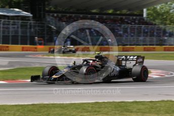 World © Octane Photographic Ltd. Formula 1 – Canadian GP. Qualifying. Rich Energy Haas F1 Team VF19 – Kevin Magnussen and Romain Grosjean. Circuit de Gilles Villeneuve, Montreal, Canada. Saturday 8th June 2019.