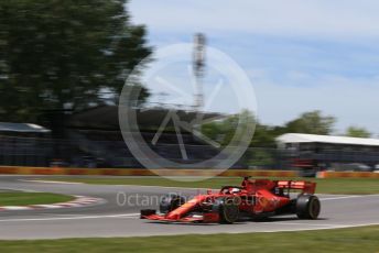 World © Octane Photographic Ltd. Formula 1 – Canadian GP. Qualifying. Scuderia Ferrari SF90 – Sebastian Vettel. Circuit de Gilles Villeneuve, Montreal, Canada. Saturday 8th June 2019.